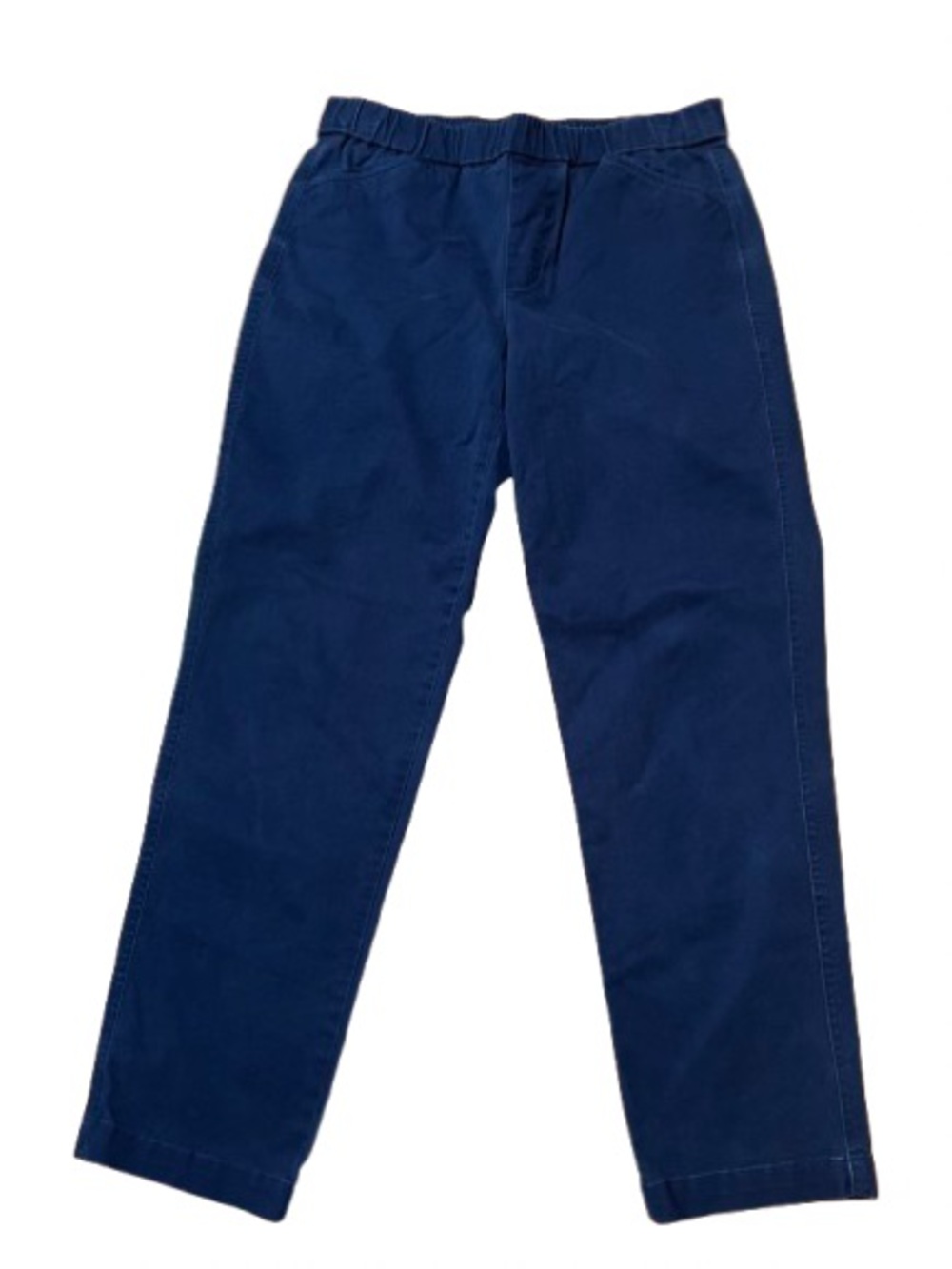 Lands End Mid Rise Denim Elastic-Waist Pull On Jeans Size 6